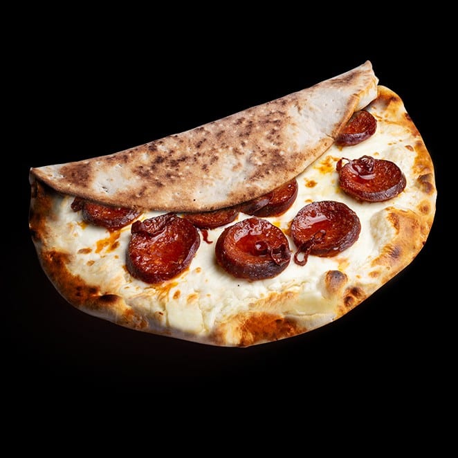 Basturma & Fresh Mozzarella Flatbread.