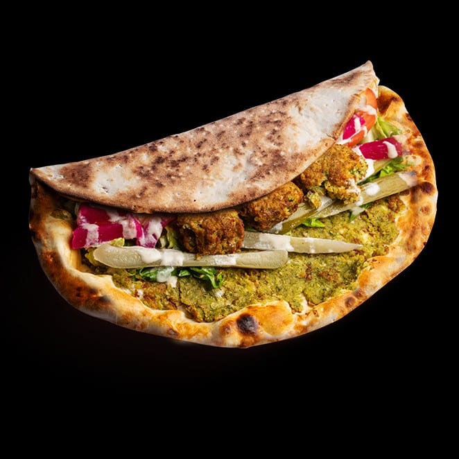 Falafel Flatbread.